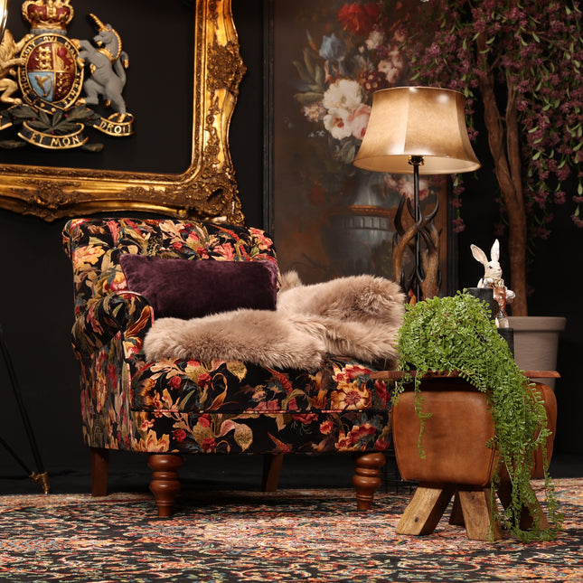 Archie Accent Chair in Hepworth Midnight Floral