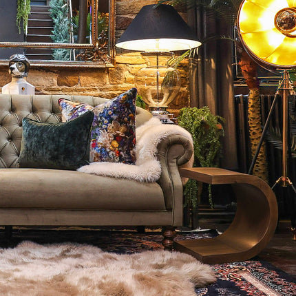 Arlo Curved Round Side Table - New