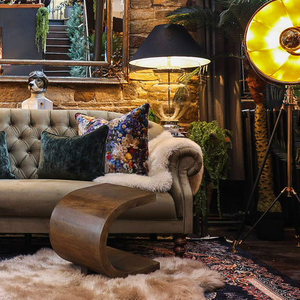 Arlo Curved Round Side Table - New