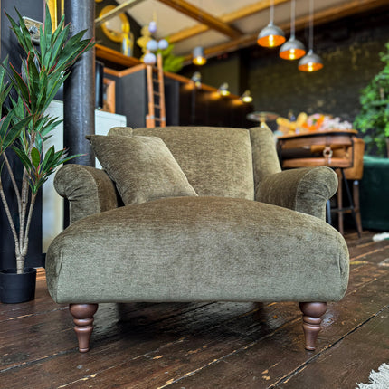 Armitage Armchair in Derwent Velvet