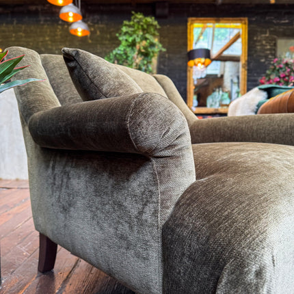 Armitage Armchair in Derwent Velvet