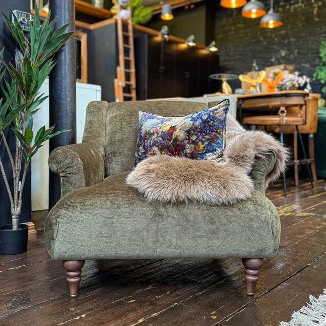 Armitage Armchair in Derwent Velvet