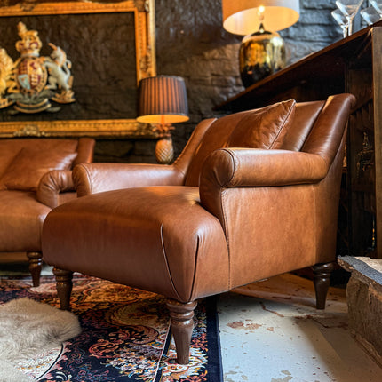 Armitage Armchair in Brandy Leather
