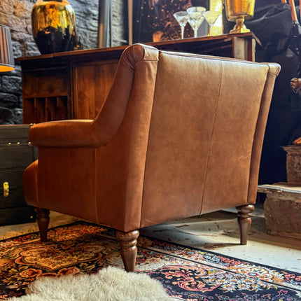 Armitage Armchair in Brandy Leather