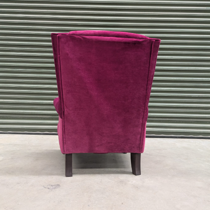 Ashley Armchair in Richmond Pink Glamour Velvet- Ex Display