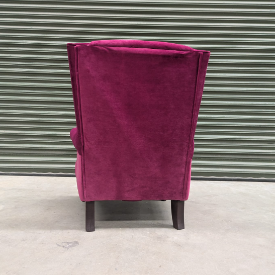 Ashley Armchair in Richmond Pink Glamour Velvet- Ex Display