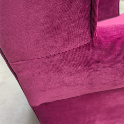 Ashley Armchair in Richmond Pink Glamour Velvet- Ex Display