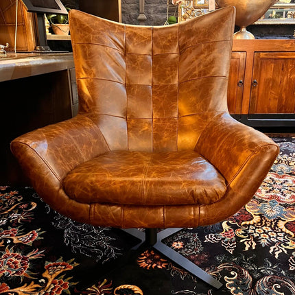 Austin Egg Chair in Leather