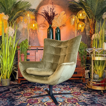 Austin Egg Chair in Plush Velvet - New