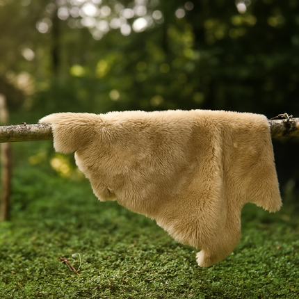 Sheepskin Rugs in Beige Taupe - Various Sizes