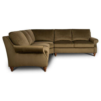 Benji in Plush Khaki Velvet - Clearance