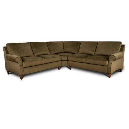 Benji in Plush Khaki Velvet - Clearance