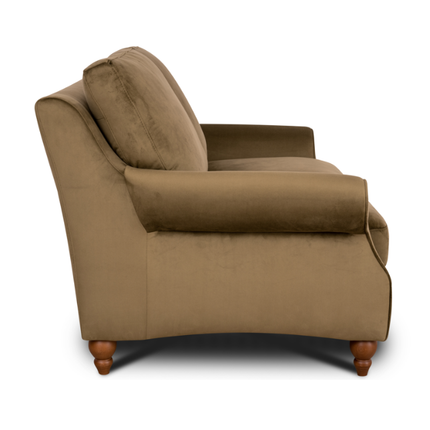 Benji in Plush Khaki Velvet - Clearance