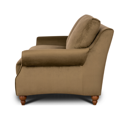 Benji in Plush Khaki Velvet - Clearance