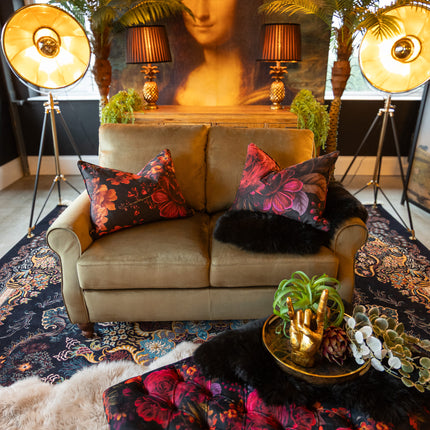 Benji in Plush Khaki Velvet - Clearance