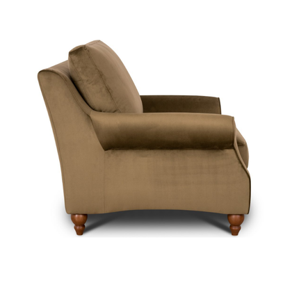 Benji in Plush Khaki Velvet - Clearance