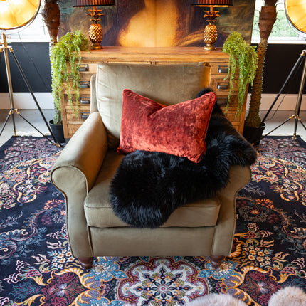 Benji in Plush Khaki Velvet - Clearance