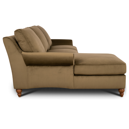 Benji in Plush Khaki Velvet - Clearance