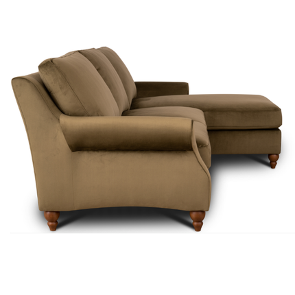 Benji in Plush Khaki Velvet - Clearance