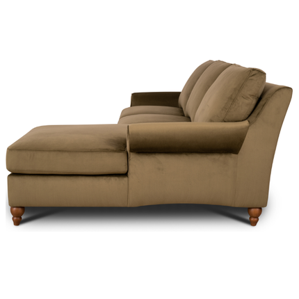 Benji in Plush Khaki Velvet - Clearance