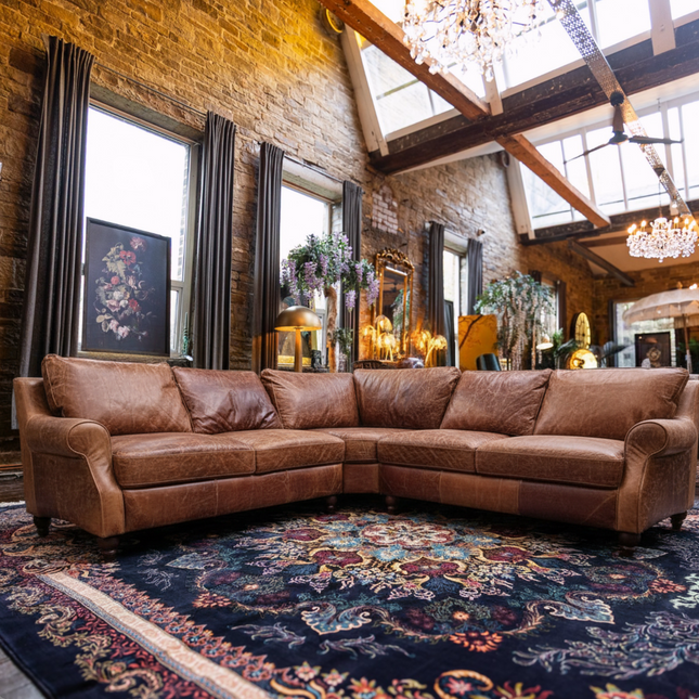 Benji 2 Corner 2 in Saddle Leather- Ex Display