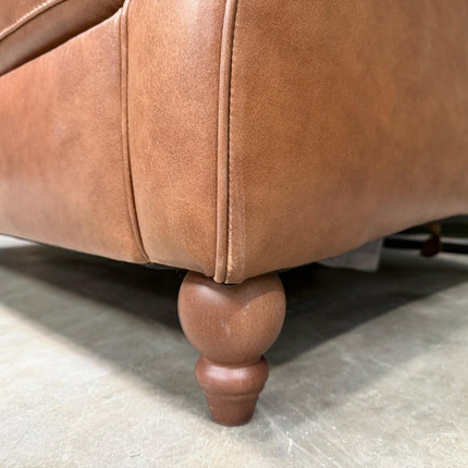 Benji 2 Seater Sofa in Brandy Leather - Ex Display (2)