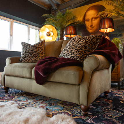 Benji in Plush Khaki Velvet - Clearance