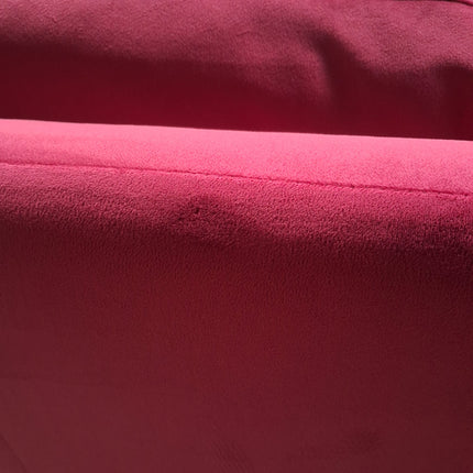 Benji 4 Seater Sofa in Cerise Plush Velvet - Factory Seconds