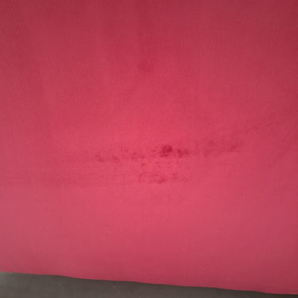 Benji 4 Seater Sofa in Cerise Plush Velvet - Factory Seconds