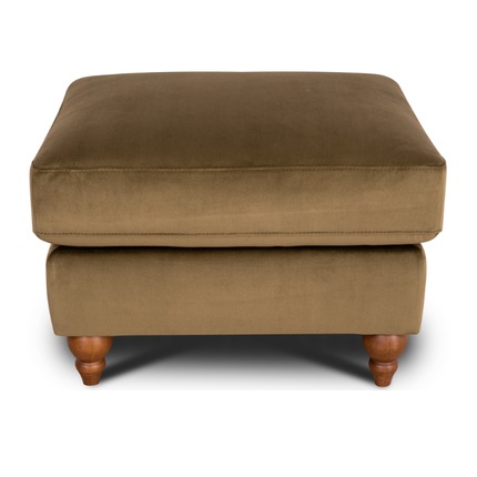 Benji Footstool in Plush Velvet