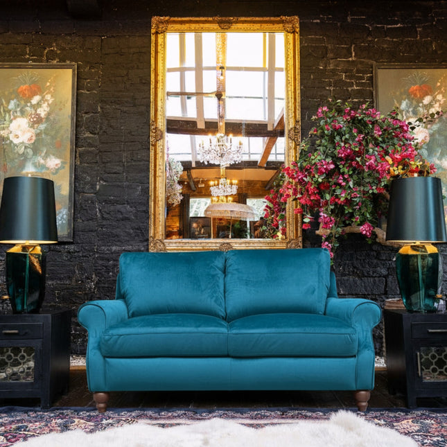 Benji in Plush Teal Velvet - Clearance