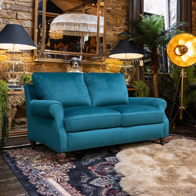 Benji in Plush Teal Velvet - Clearance