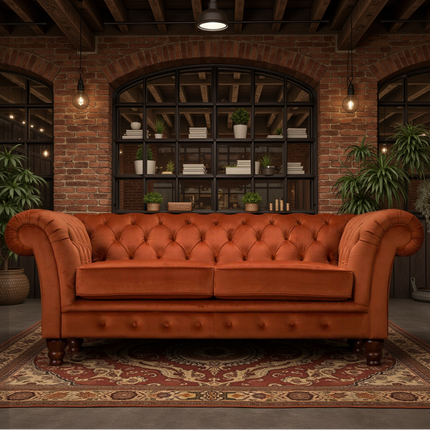 Bertie Chesterfield in Plush Velvet