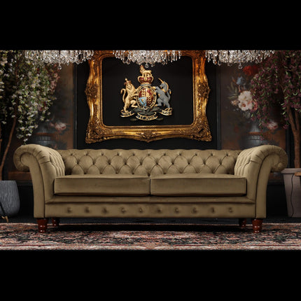 Bertie Chesterfield 3 Seater Sofa