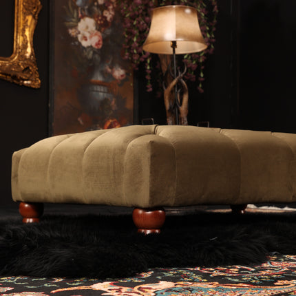 Bertie Chesterfield Footstool