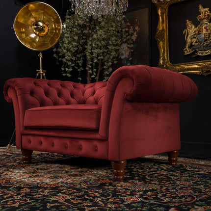 Bertie Chesterfield in Plush Velvet