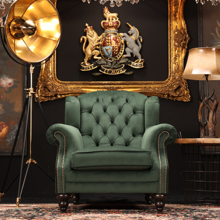 Bertie Chesterfield Wing Chair