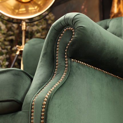 Bertie Armchair Wingback in Velvet