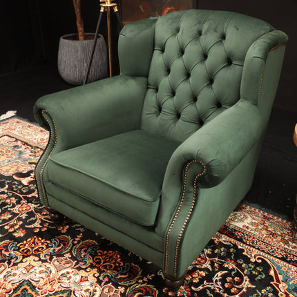 Bertie Chesterfield Wing Chair