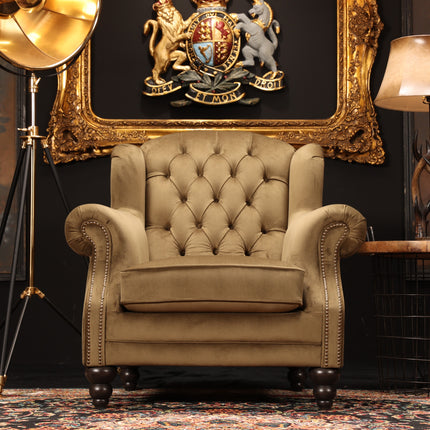 Bertie Chesterfield Wing Chair