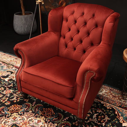 Bertie Chesterfield Wing Chair