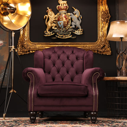 Bertie Chesterfield Wing Chair