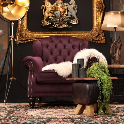 Bertie Chesterfield Wing Chair