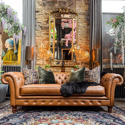 Bertie Chesterfield in Leather