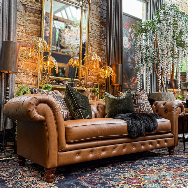 Bertie Chesterfield in Leather