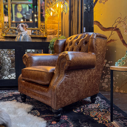 Bertie Wingback in Leather