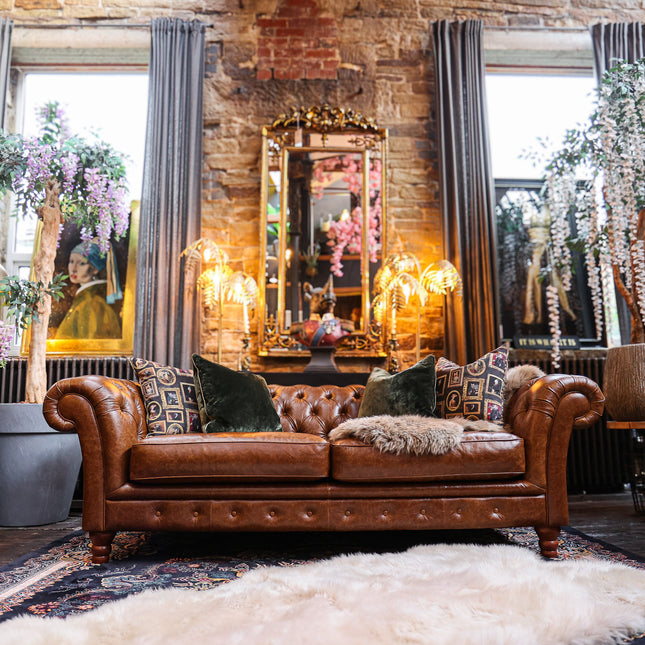 Bertie Chesterfield in Leather