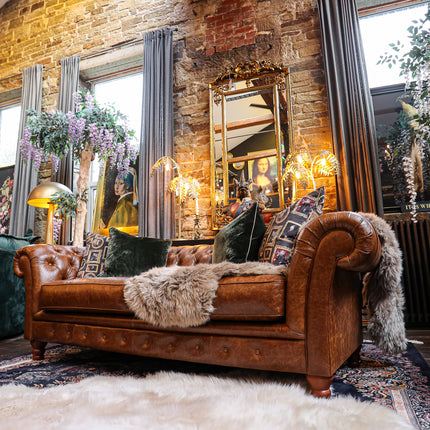 Bertie Chesterfield in Leather