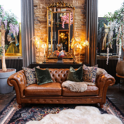 Bertie Chesterfield in Leather