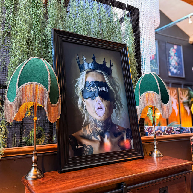 Boring World Canvas Wall Art